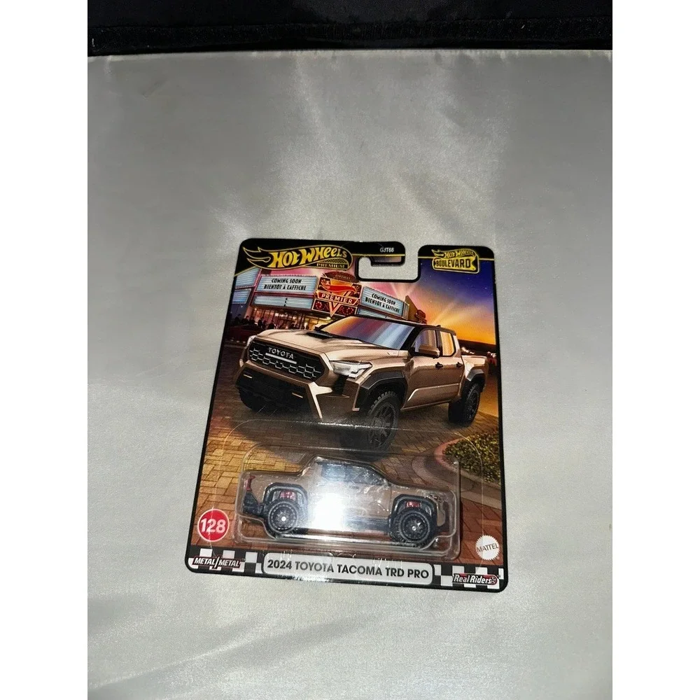 Hot Wheels Premium Boulevard 2024 Toyota Tacoma TRD Pro Tan Diecast Car 128